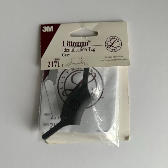 3M Littmann Stethoscope Identification Tag - Gray - Picture 2 of 2